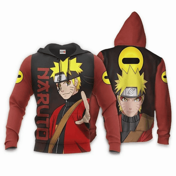 Naruto Sage Anime Manga For Men And Women 3d Hoodie Zip Hoodie