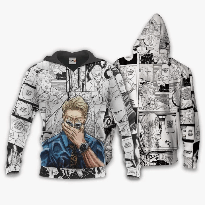 Nanami Kento Anime Manga Jujutsu Kaisen For Men And Women 3d Hoodie Zip Hoodie