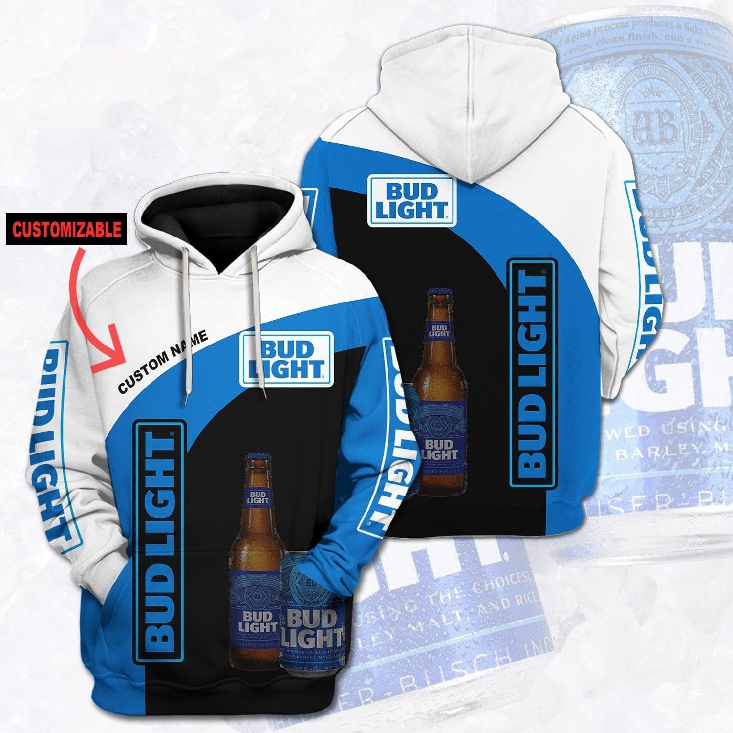Bud Light Beer Personalzied Trending 3d Hoodie 537