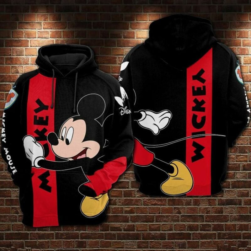Mickey Mouse Movies Disney 12 Over Print 3d Hoodie Zip Hoodie