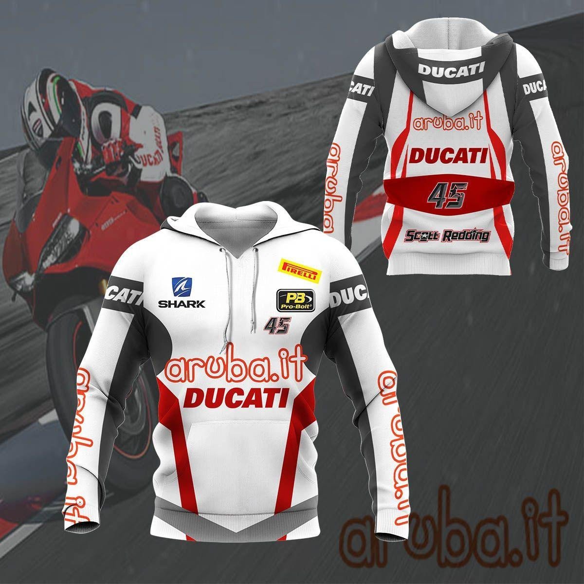Ducati Shirt Fan Gift 228, Stylist Unisex 3d Hoodie Zip Hoodie