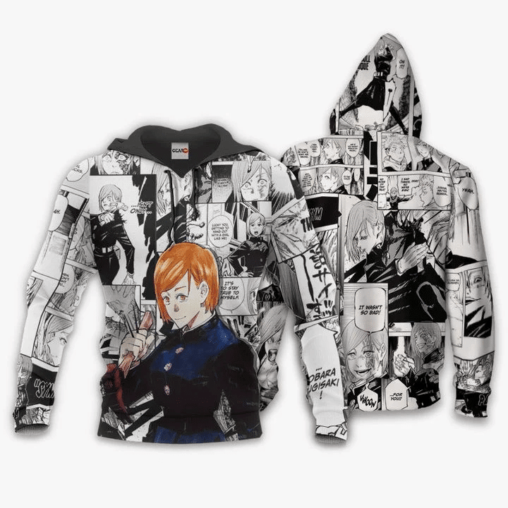 Kugisaki Nobara Anime Manga Jujutsu Kaisen For Men And Women 3d Hoodie Zip Hoodie