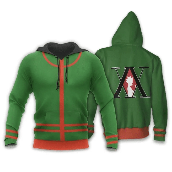 Gon Freecss Hunter X Hunter Anime Manga For Men And Women 3d Hoodie Zip Hoodie