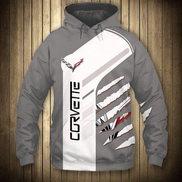 Chevrolet Corvette Sport Car 5k465 Fan Gift Stylist Unisex Cartoon 3d Hoodie Zip Hoodie