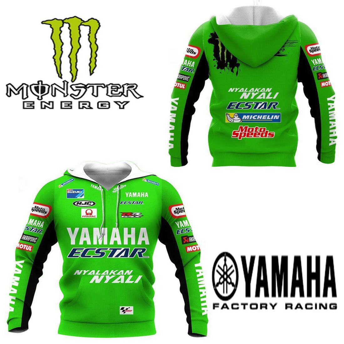 Yamaha Monster Shirt Fan Gift 255, Stylist Unisex 3d Hoodie Zip Hoodie