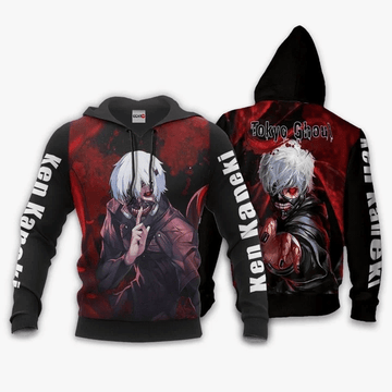 Tokyo Ghoul Ken Kaneki Anime Manga For Men And Women 3d Hoodie Zip Hoodie