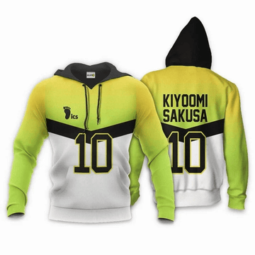 Kiyoomi Sakusa Anime Manga Haikyuu Number 10 For Men And Women 3d Hoodie Zip Hoodie