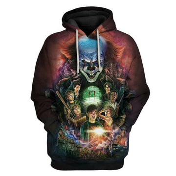Halloween Hoodie It Pennywise The Loser Club Hoodie Pennywise 3d Hoodie Zip Hoodie