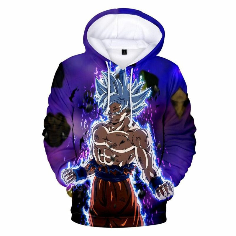 Goku Cartoon Dragon Ball Anime Manga 24 Over Print 3d Hoodie Zip Hoodie
