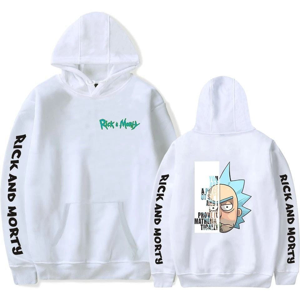 Cartoon Rick And Morty Gift For Men And Women You Are A Piece And I Saw Prove It Mathematically Over Print 3d Hoodie Zip Hoodie 888