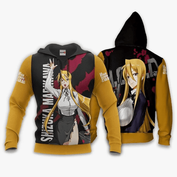 Highschool Of Dead Shizuka Marikawa Anime Manga For Men And Women 3d Hoodie Zip Hoodie