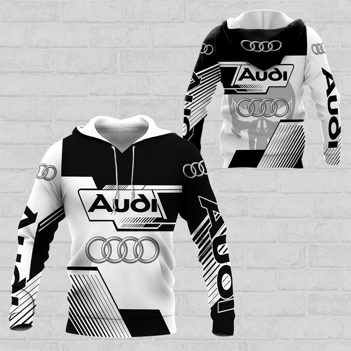 Audi Shirt Fan Gift 445, Stylist Unisex 3d Hoodie Zip Hoodie