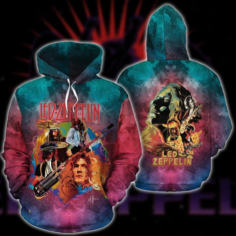 Led Zeppelin Band All Over Print Hoodie