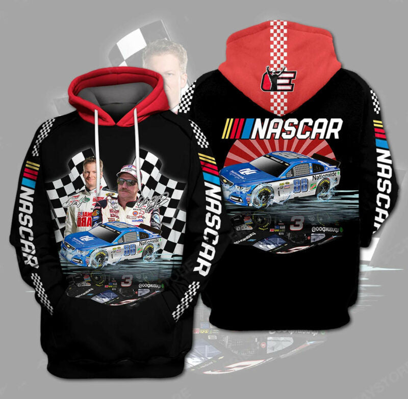 Nascar Hoodie Shirt Dej Nascar 3d Hoodie Zip Hoodie