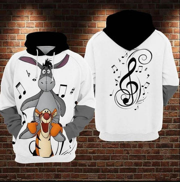 Eeyore The Mini Adventures Of Winnie The Pooh Disney 3d Hoodie Zip Hoodie 111