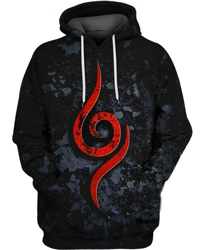 Naruto Anbu Over Print 3d Hoodie Zip Hoodie