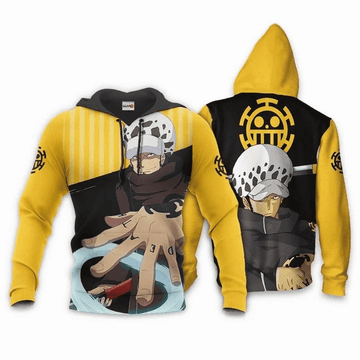 Trafalgar D Water Law One Piece Anime Manga For Men And Women 3d Hoodie Zip Hoodie