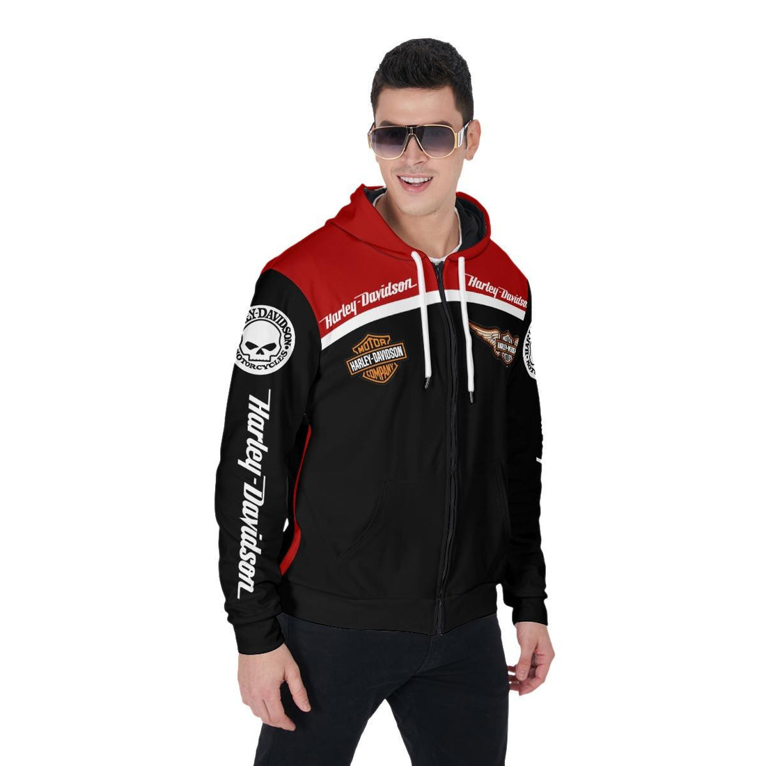 Harley Davidson Build To Last Pullover Hoodie, Harley Davidson Build To Last Zip Up Hoodie
