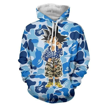 Goku Vegeta Cartoon Dragon Ball Anime Manga 37 Over Print 3d Hoodie Zip Hoodie
