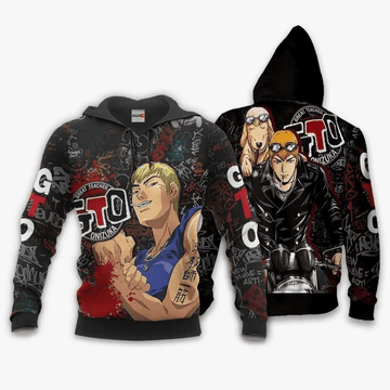Onizuka Eikichi Anime Manga Great Teacher Onizuka For Men And Women 3d Hoodie Zip Hoodie