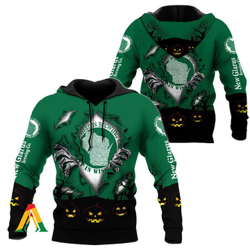 Scary Night Halloween New Glarus Brewing Hoodie &amp; Zip Hoodie
