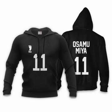 Inarizaki Osamu Miya Anime Manga Haikyuu Number 11 For Men And Women 3d Hoodie Zip Hoodie