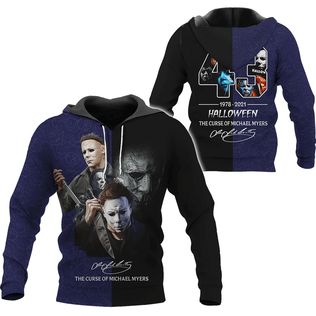 Halloween The Curse Of Michael Myers 3d Hoodie Zip Hoodie