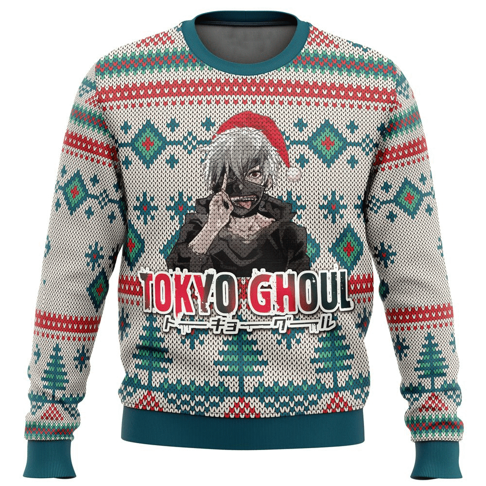 Tokyo Ghoul Anime 4 Ugly Sweater Gifts, Tokyo Ghoul Anime Gift Fan Ugly Sweater