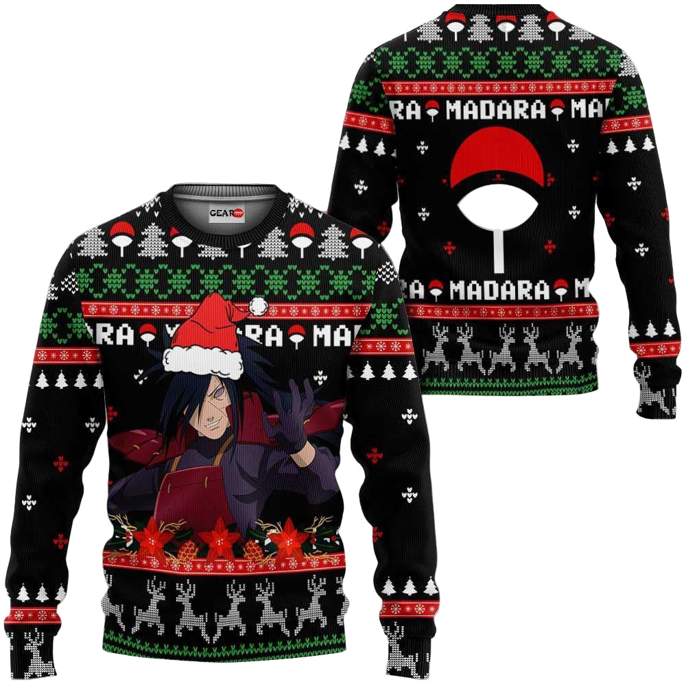 Uchiha Madara Ugly Christmas Naruto Anime Xmas 1k439 Gifts ,naruto Anime Xmas Christmas Gift Fan
