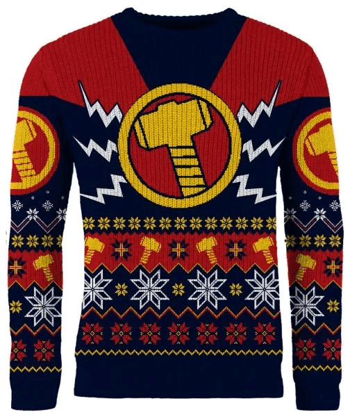Thor Merry Mjolnir Christmas Sweater,thor Christmas Gift,thor Christmas Shirt