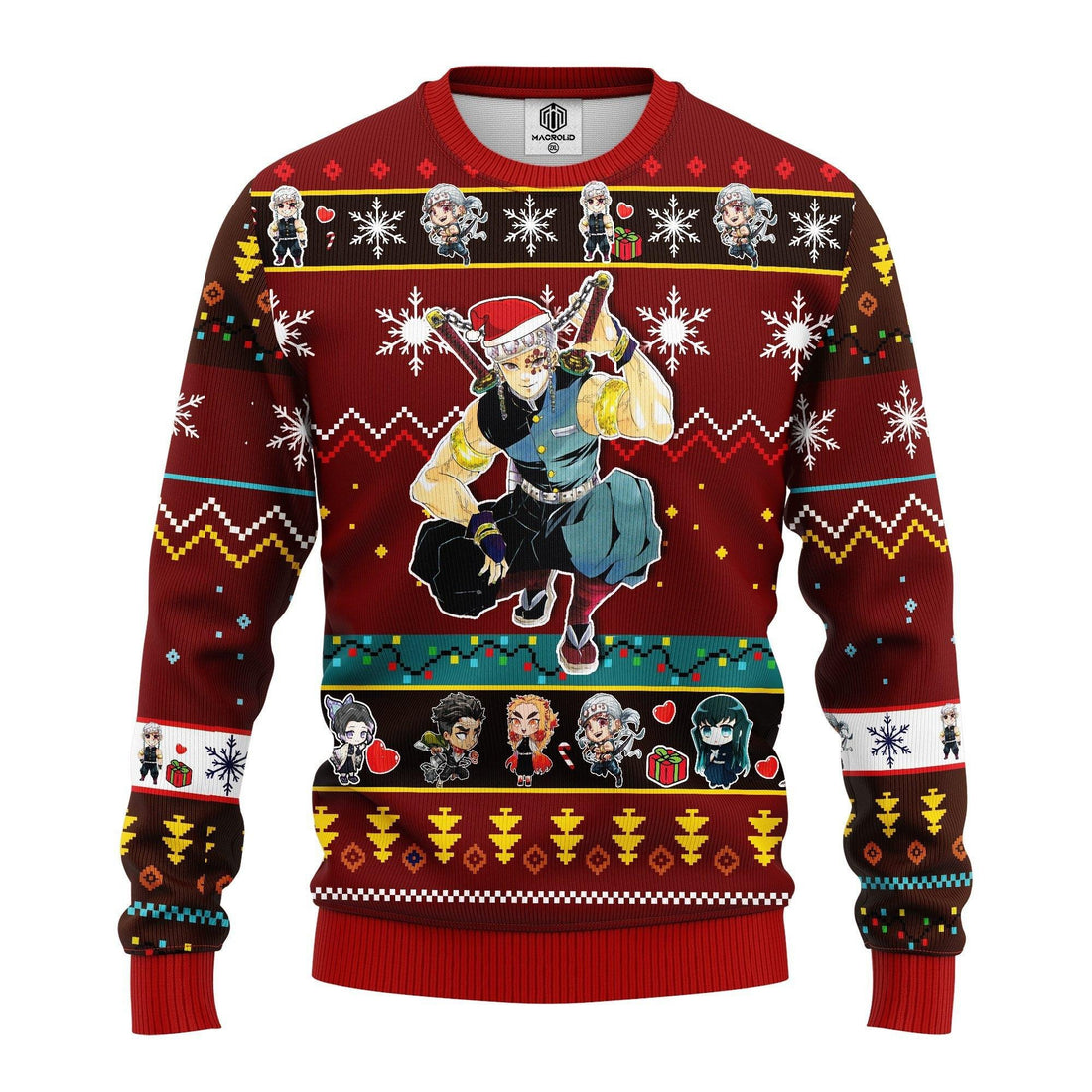 Tengen Uzui Demon Slayer Anime Ugly Christmas Sweater 126