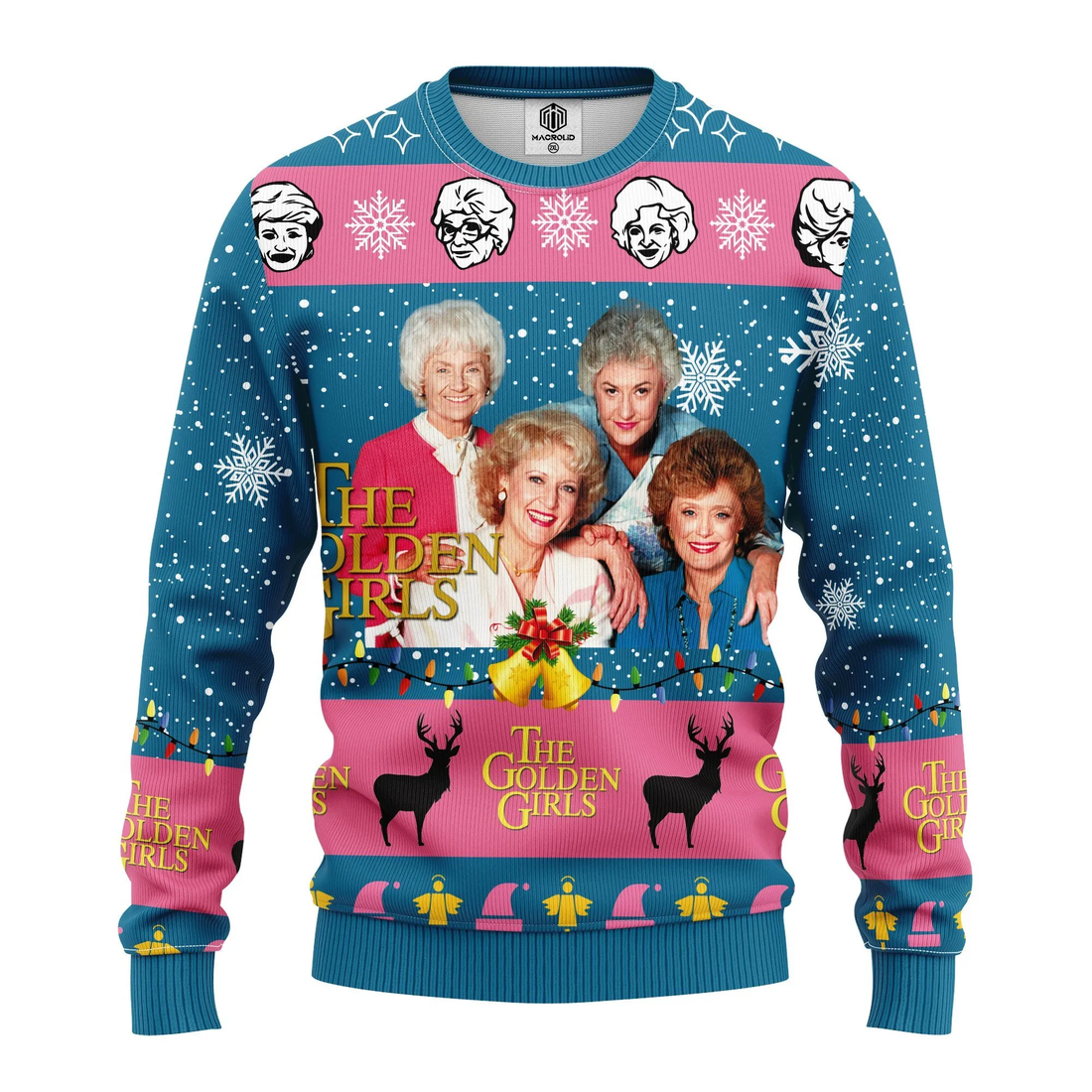 The Golden Girls Merry Xmas Gifts Ugly Christmas Sweater 267