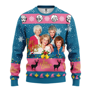 The Golden Girls Merry Xmas Gifts Ugly Christmas Sweater 267