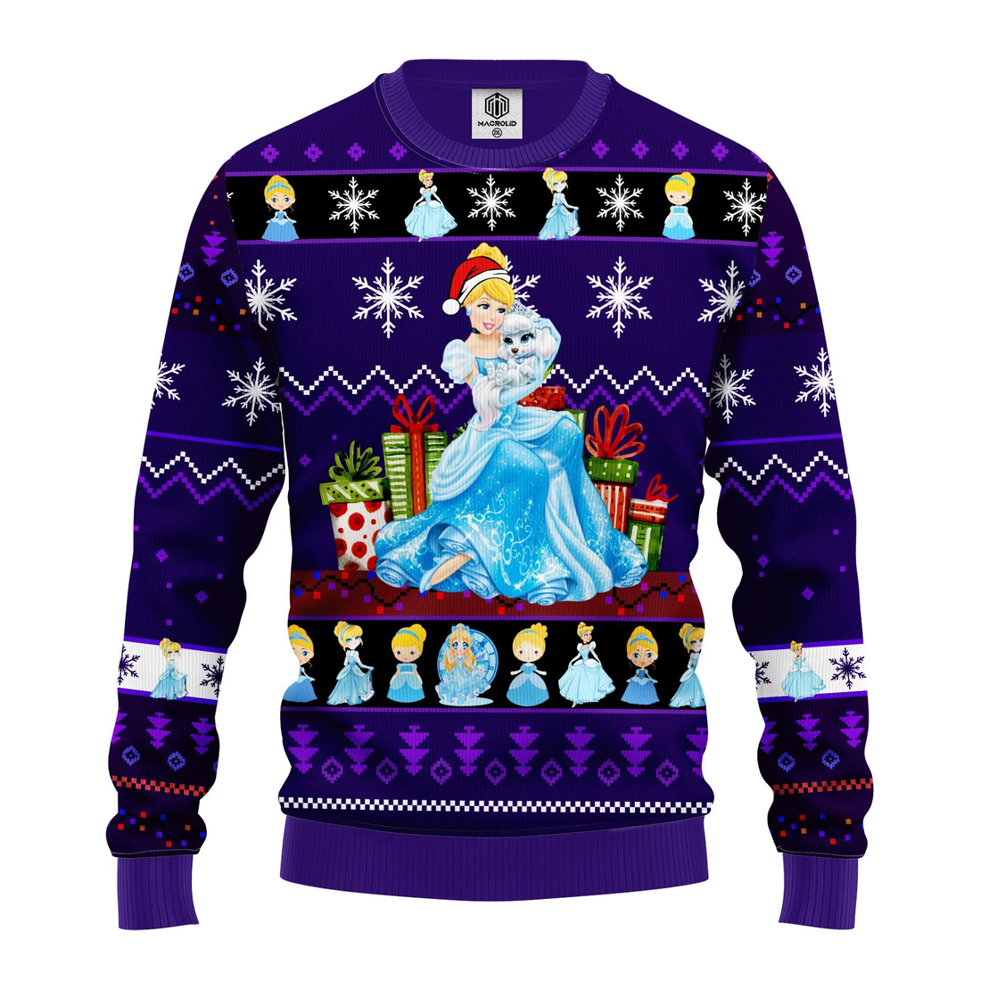 Xmas Cinderella Princess Disney Ugly Christmas Sweater 318