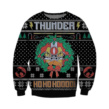 Thunder Ho Ho Ho Christmas Ugly Sweater, Thunder Ho Ho Ho Christmas Gift, Thunder Ho Ho Ho Christmas Shirt