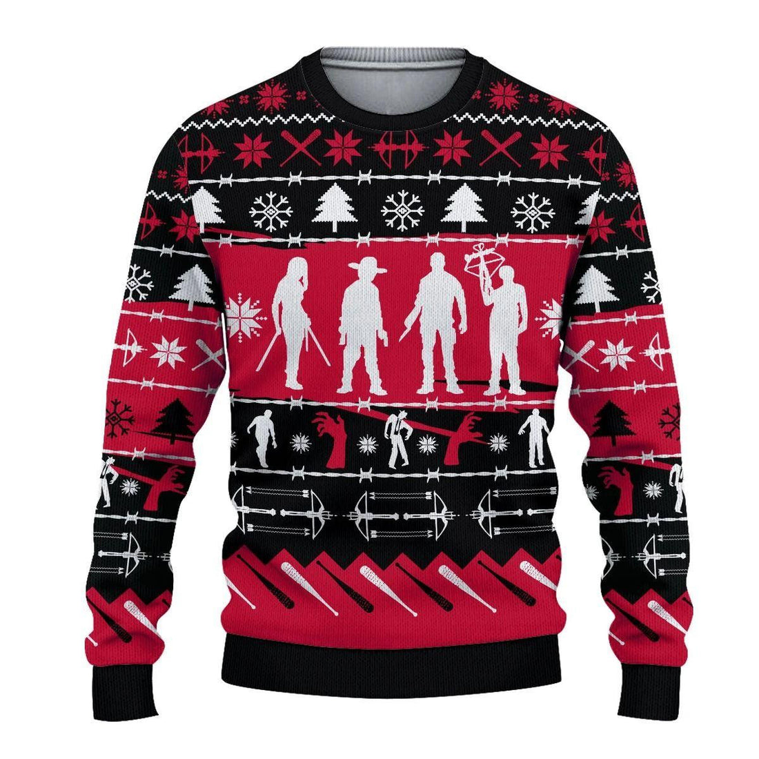 The Walking Dead Christmas Ugly Sweater, The Walking Dead Christmas Gift, The Walking Dead Christmas Shirt