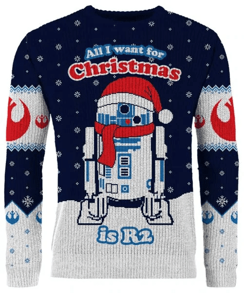 Star Wars All I Want For Christmas Is R2 Christmas Sweater,star Wars Christmas Gift,star Wars Christmas Shirt
