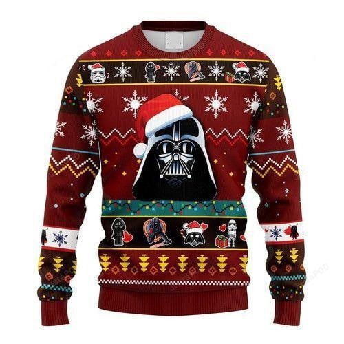 Star Wars Dark Vader Ugly Sweater, Star Wars Dark Vader Christmas Sweater, Star Wars Lover Gift, Star Wars Shirt