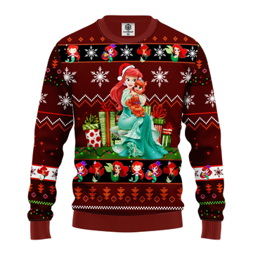 The Little Mermaid Ariel Princess Ugly Christmas Sweater 348