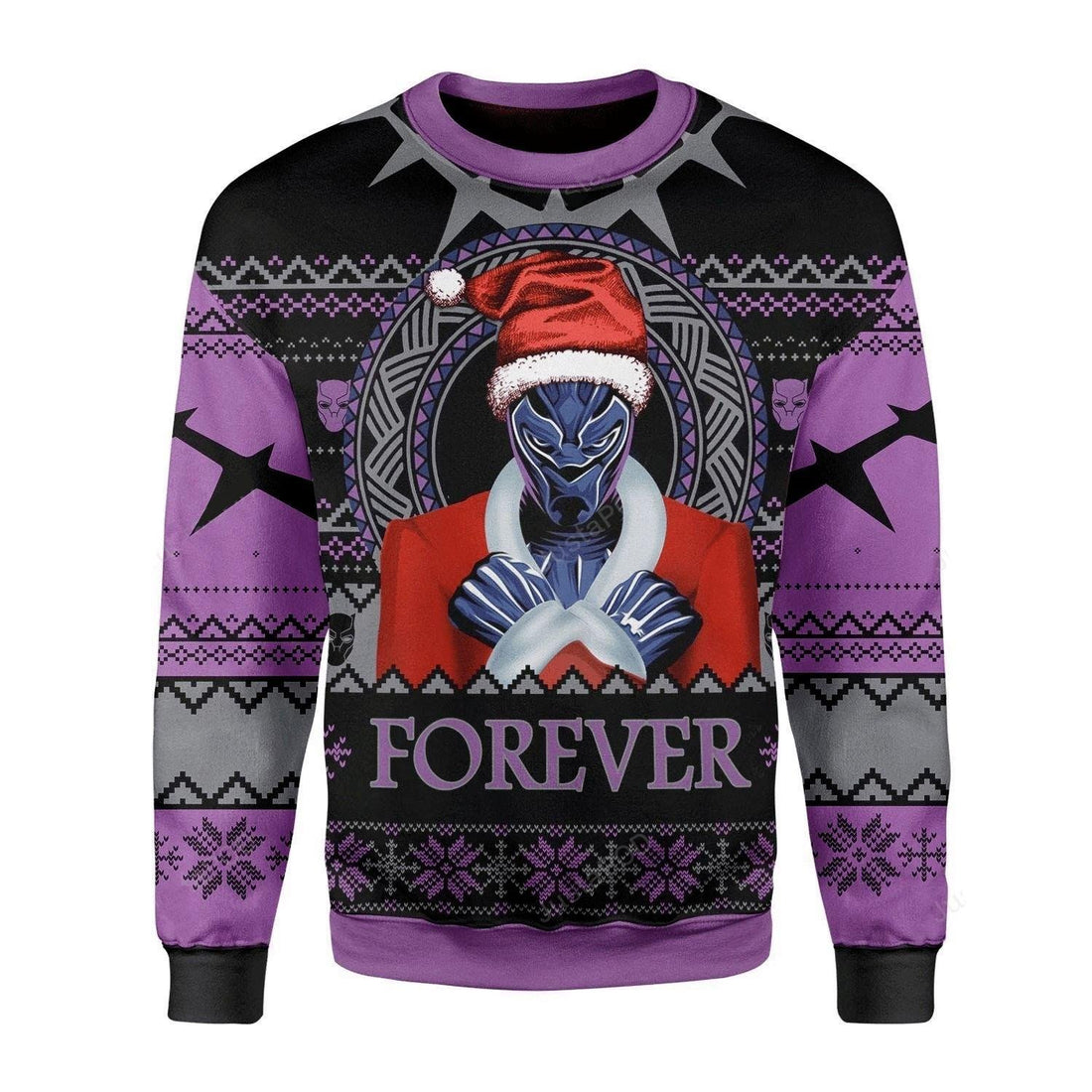 Santa Black Panther Wankada Ugly Sweater, Santa Black Panther Wankada Christmas Sweater, Black Panther Wankada Gift, Black Panther Wankada Shirt