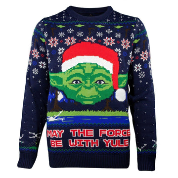 Star Wars Yoda Ugly Sweater, Star Wars Yoda Christmas Sweater, Star Wars Yoda May The Force Be With Yule Gift, Star Wars Yoda Shirt