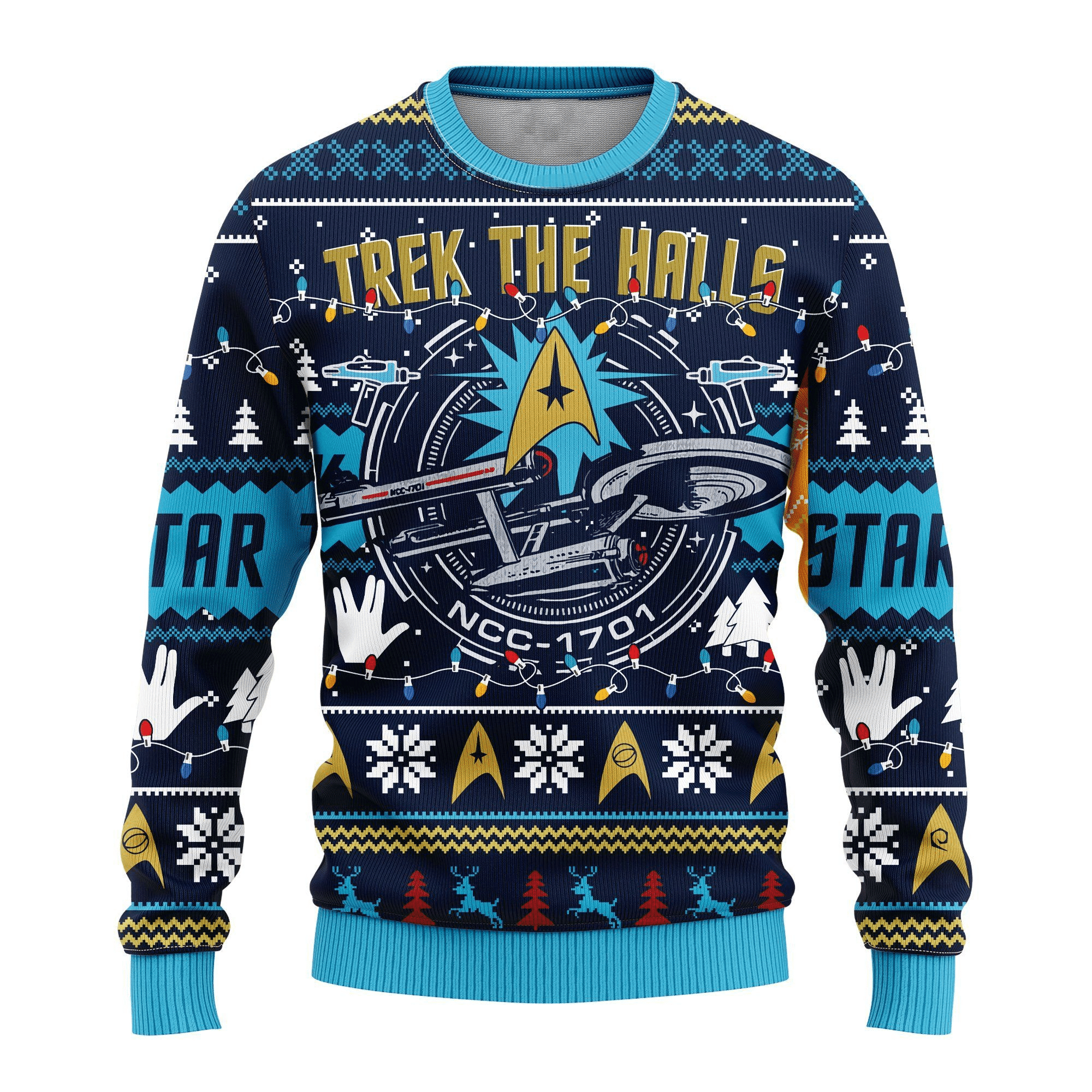 Star Trek Tv Series 3 Ugly Sweater Gifts, Star Trek Tv Series Gift Fan Ugly Sweater