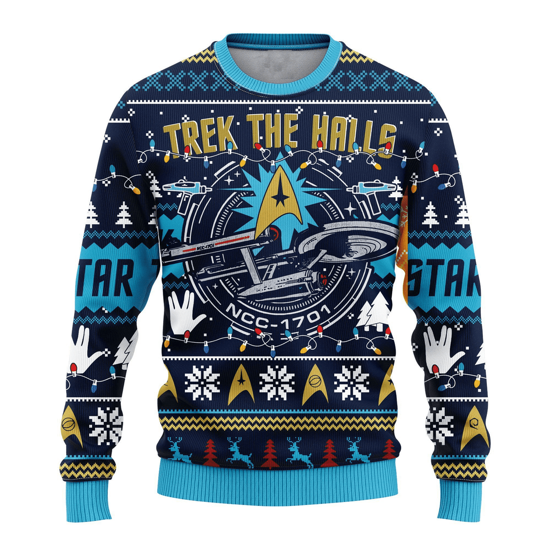 Star Trek Tv Series 3 Ugly Sweater Gifts, Star Trek Tv Series Gift Fan Ugly Sweater