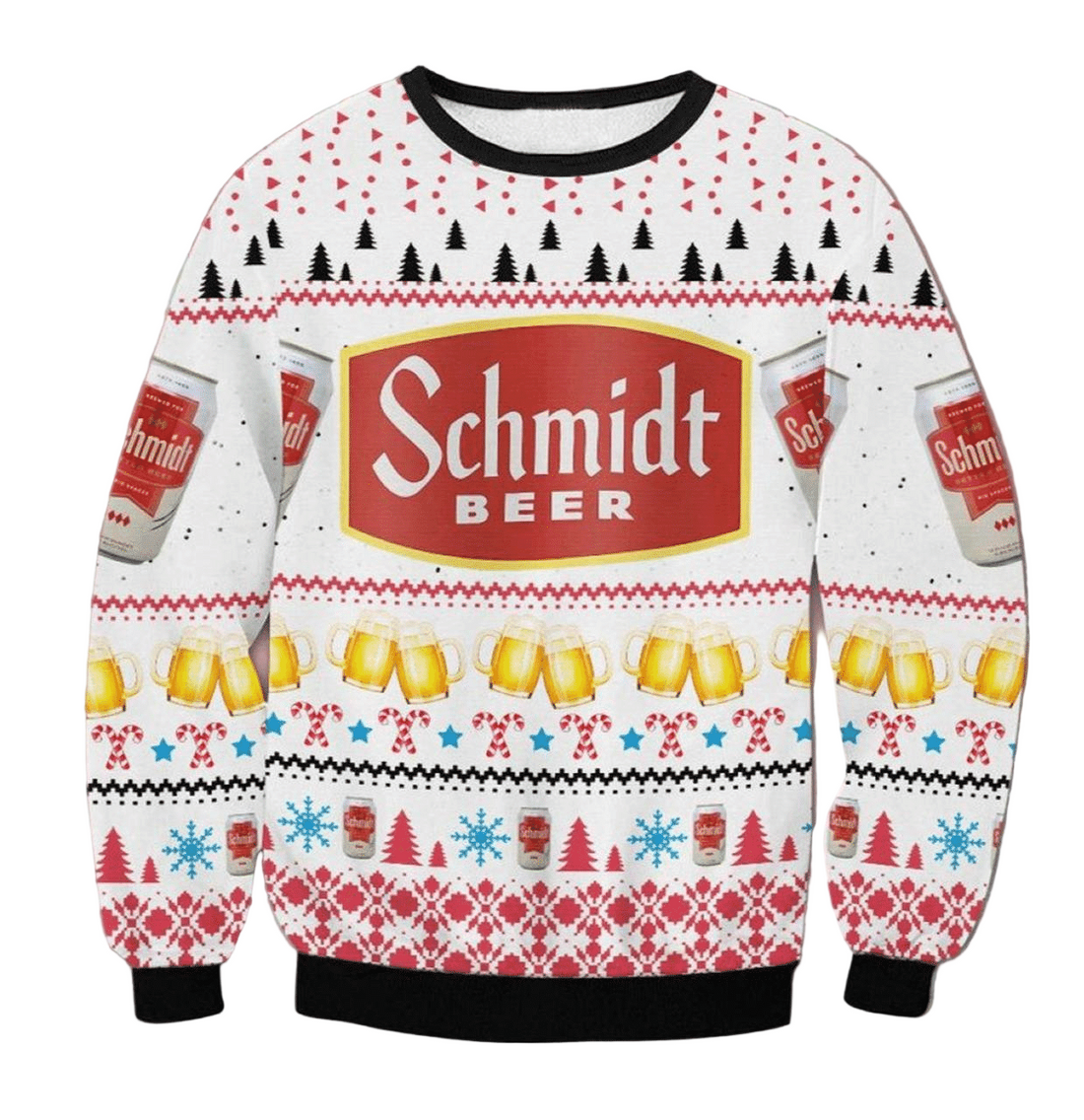 Schmidt Beer Ugly Sweater Gifts, Schmidt Beer Gift Fan Ugly Sweater