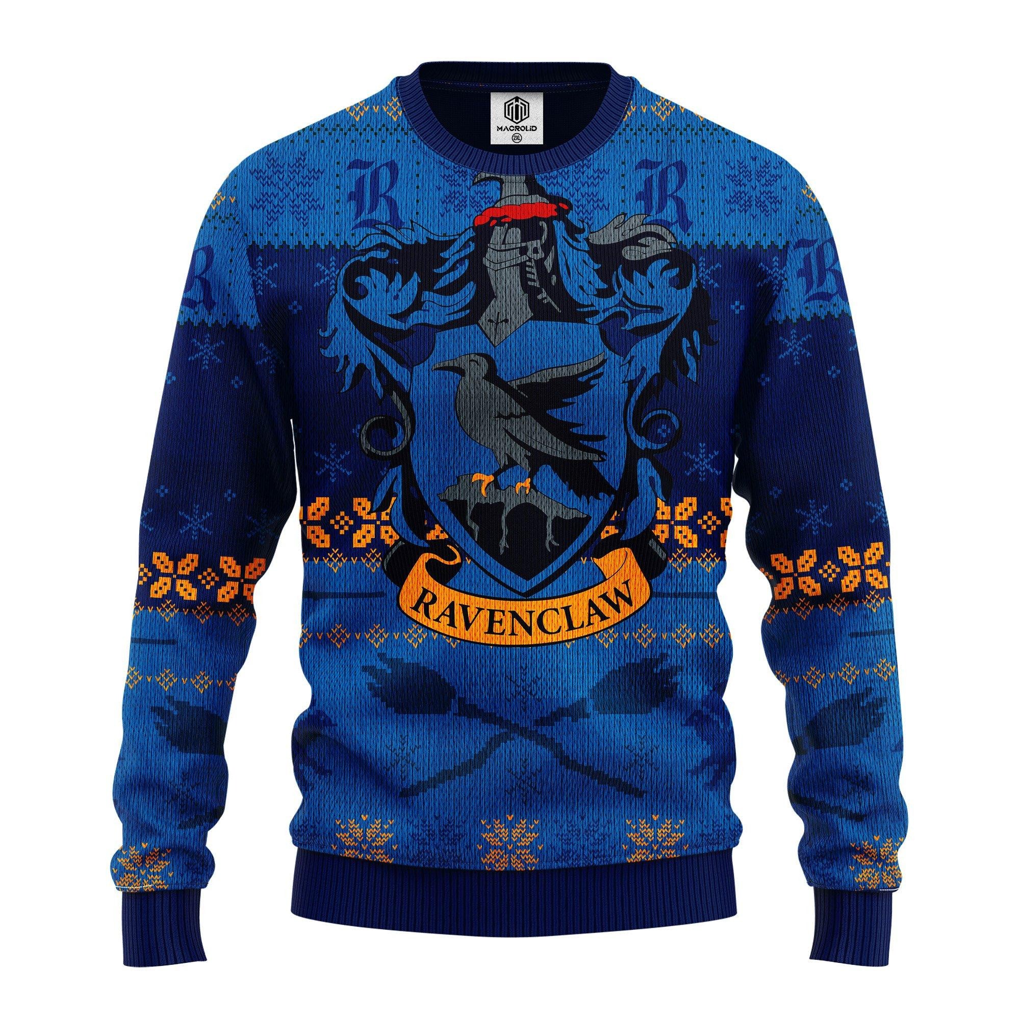 Ravenclaw House Harry Potter Ugly Christmas Sweater 63