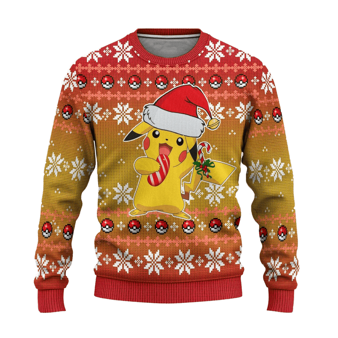 Pokemon Anime Pikachu 66 Ugly Sweater Gifts, Pokemon Anime Gift Fan Ugly Sweater