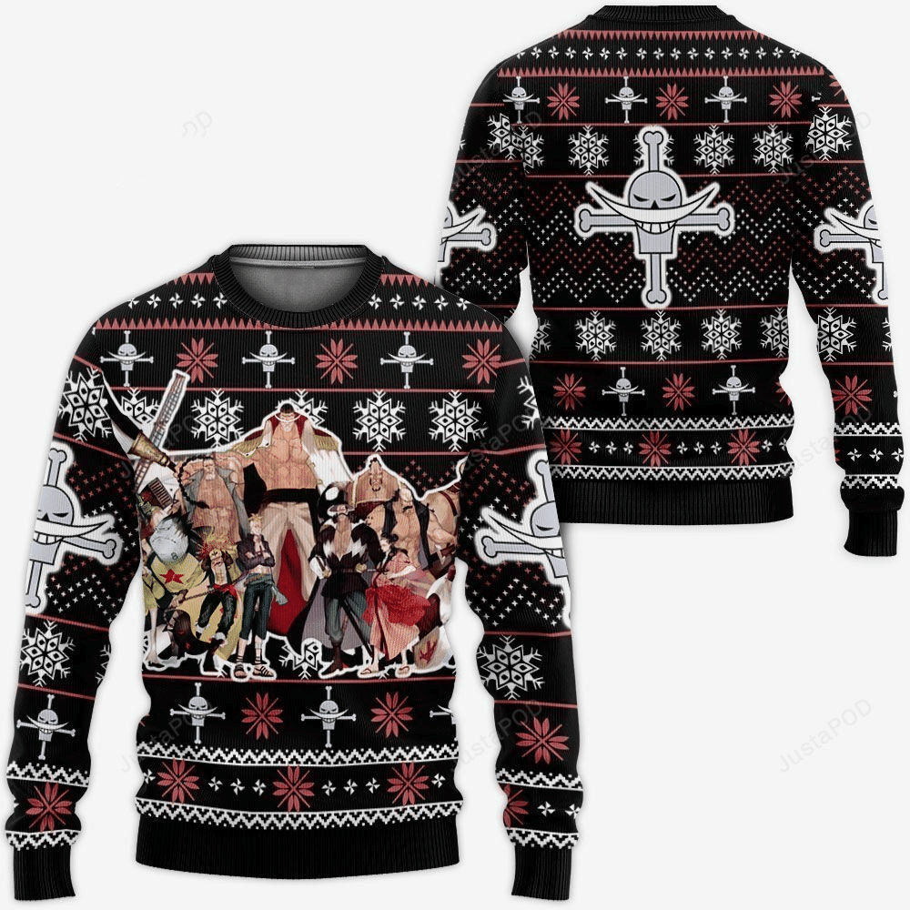 One Piece Anime 5 Ugly Sweater, One Piece Anime Gift Fan Ugly Sweater