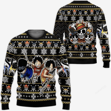 One Piece Anime Asl Pirates 13 Ugly Sweater, One Piece Anime Gift Fan Ugly Sweater