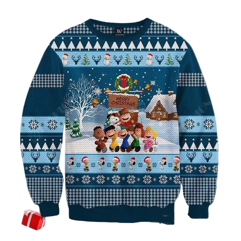 Snoopy Ugly Sweater, Christmas Gift,  Peanuts Snoopy Ugly Christmas Movie