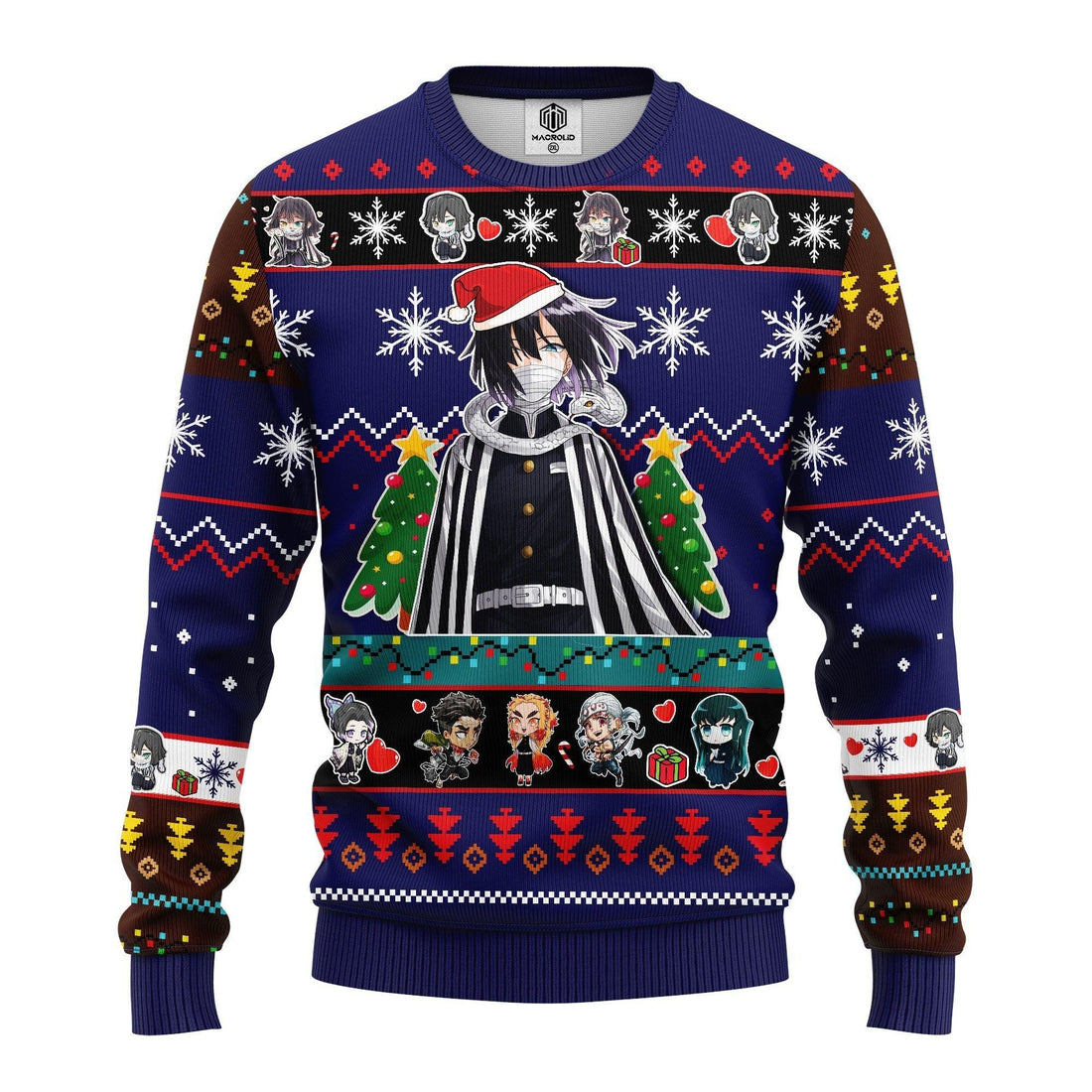 Obanai Iguro Demon Slayer Anime Ugly Christmas Sweater